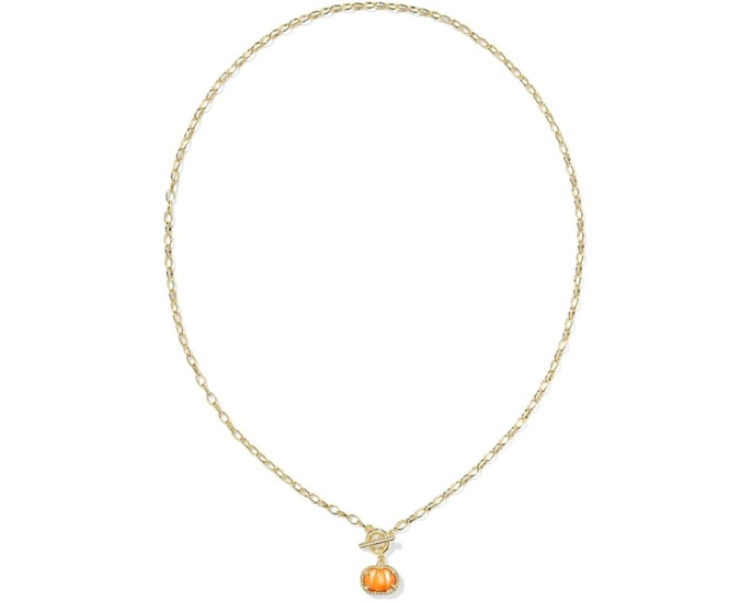 Колье Kendra Scott с подвеской тыква и цепочкой