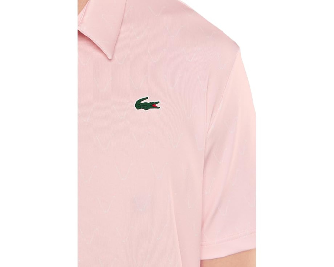 Lacoste поло для гольфа с принтом и технологией Ultra Dry