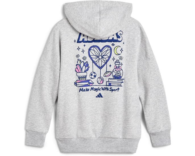 Худи Adidas с принтом для подростков