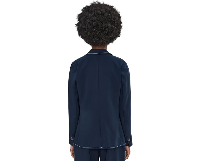 Блейзер Sleek Stretch Accent Stitch с контрастной строчкой и одним пуговицей NIC+ZOE