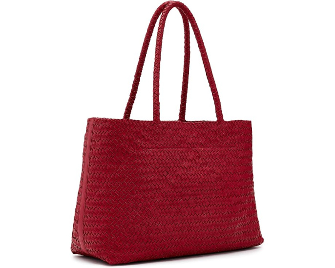 Madewell Кожаная сумка-тоут Handwoven Leather Tote с плетеным дизайном