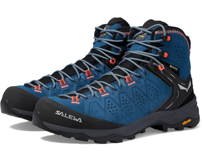Треккинговые ботинки SALEWA Alp Trainer 2 Mid с мембраной и подошвой Vibram