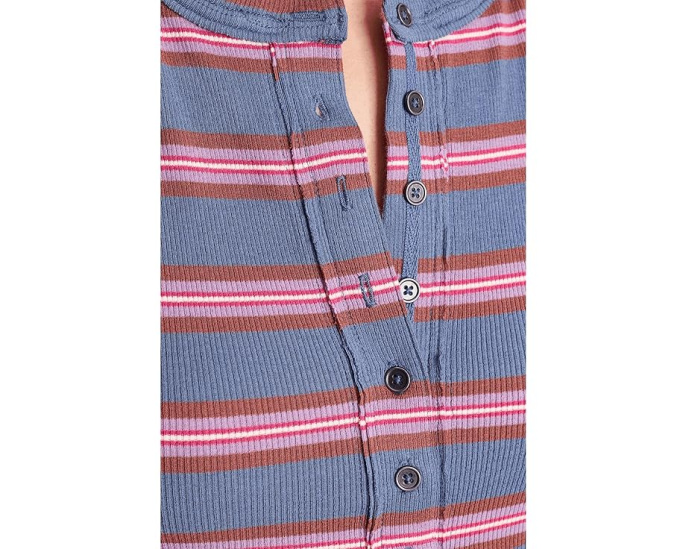 Топ Henley в полоску Free People Jamie Henley Stripe