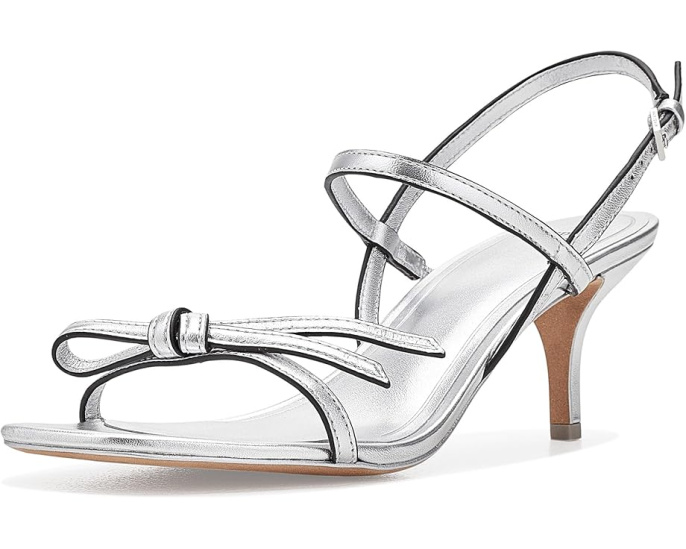 Сандалии на каблуке kitten heel Kate Spade New York Loop с ремешками и квадратным носком