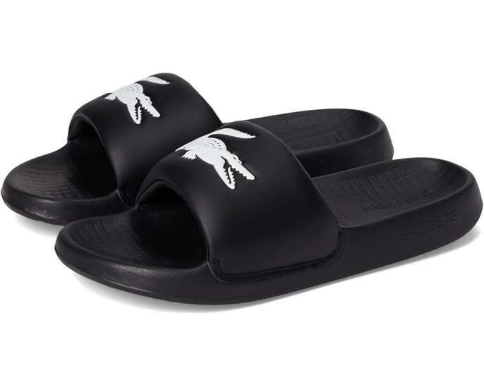 Сланцы Lacoste Slide с мягкой стелькой из ЭВА и круглым носком