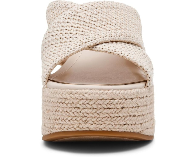 Сандалии Steve Madden Truthful на платформе с каблуком из рафии