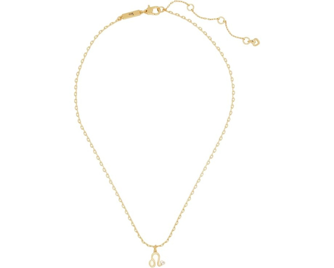 Мини-кулон со знаком зодиака Лев от Kate Spade New York