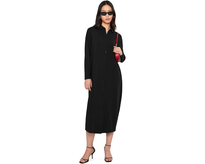 Eileen Fisher платье-рубашка Stretch Jersey Knit из трикотажа