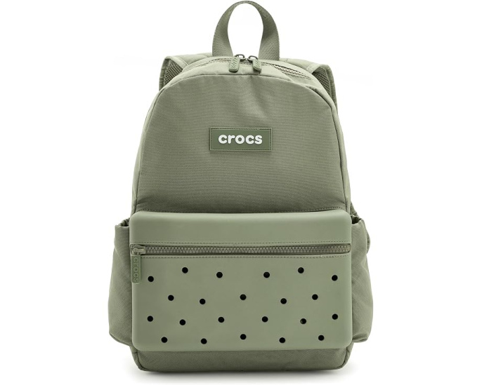 Рюкзак Crocs из нейлона с вентилируемым карманом и отверстиями для Jibbitz