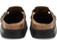 Birkenstock Boston сабо из замши Chunky с платформой