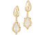 Серьги-гвоздики Kendra Scott Adriana с фигурной рамкой в виде ракушки