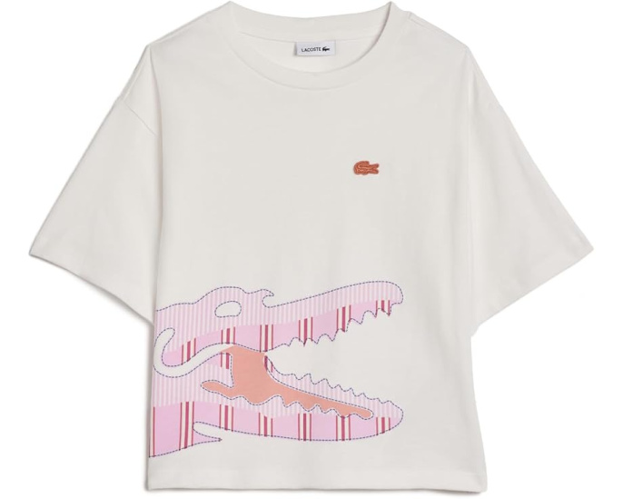 Футболка Lacoste Stripe Graphic T-Shirt с полосками