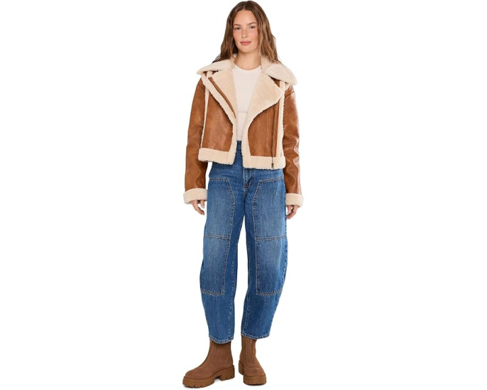 Куртка Laurel Canyon Jacket из экокожи с мехом от Show Me Your Mumu