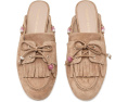 Мюли Stuart Weitzman Majorca Tinsley с круглым носком и бахромой