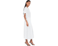Платье Norma Kamali Oversized Sleeveless Boyfriend NK Shirt Flared с поясом