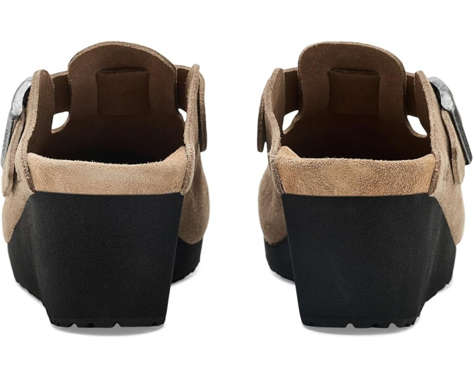 Клоги Fanny Wedge из замши Birkenstock