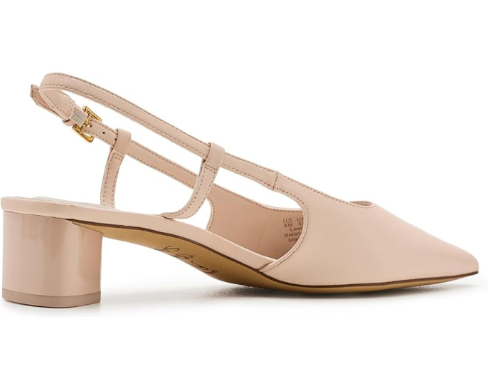 Лодочки A-Amelie Slingback с острым носком и устойчивым каблуком