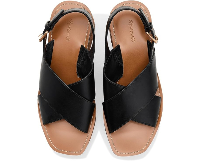 Сандалии Madewell Gabriella на платформе с перекрестными ремнями