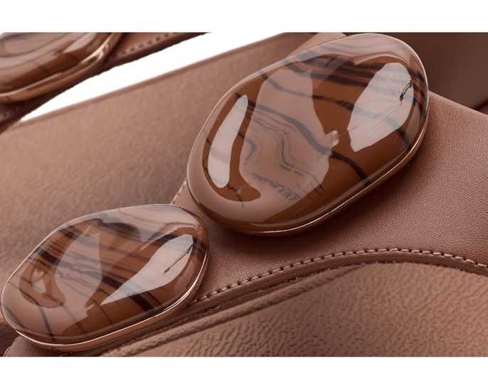 FitFlop Сандалии Lulu с мраморным камнем и перемычкой