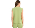 Varley топ Simmons 1/2 Zip Tank с половинной молнией зеленый
