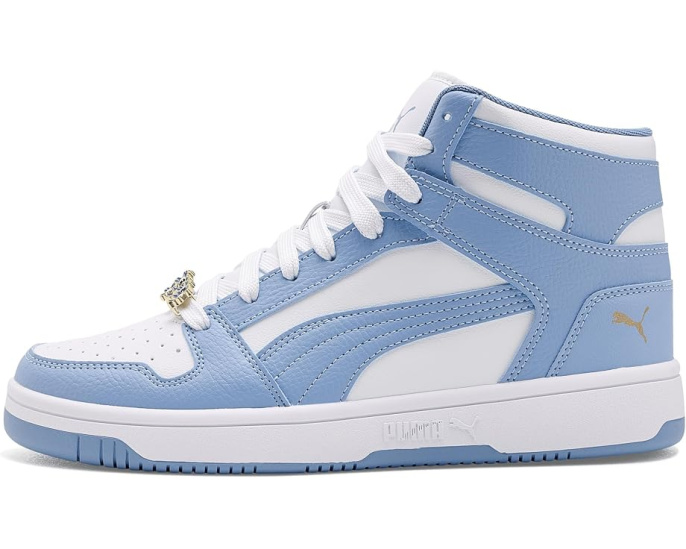 Кроссовки высокие Rebound Layup Floral Puma с цветочным принтом