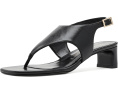 Сандалии Stuart Weitzman Baby Babette Thong на каблуке черные