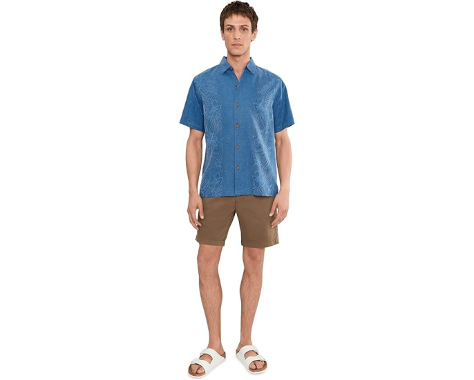 Шелковая рубашка Kona Luxe Border с узором жаккард от Tommy Bahama