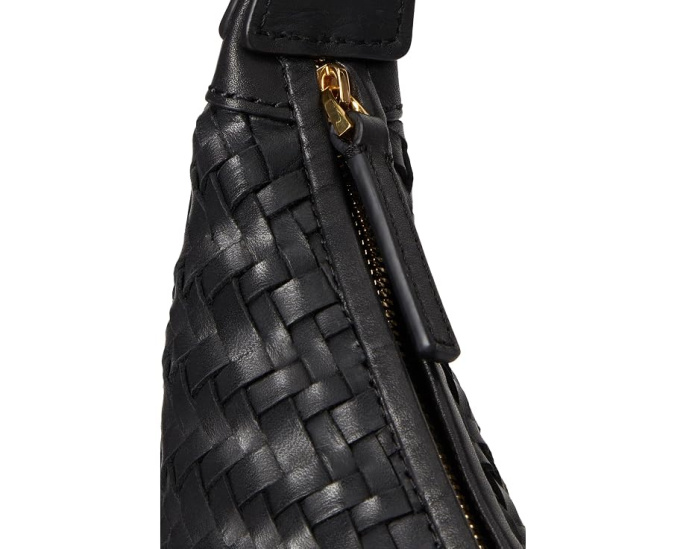Сумка Madewell Essential Curve Shoulder Bag из плетеной кожи