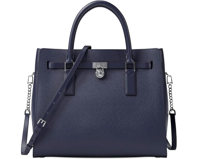 Большая сумка-сатчел Hamilton Moderne от MICHAEL Michael Kors из шагрени