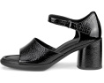 Туфли ECCO Sculpted 55 Luxe Ankle Strap с платформой и лодыжечной лямкой из лакированной кожи