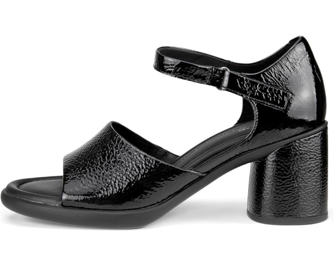 Туфли ECCO Sculpted 55 Luxe Ankle Strap с платформой и лодыжечной лямкой из лакированной кожи