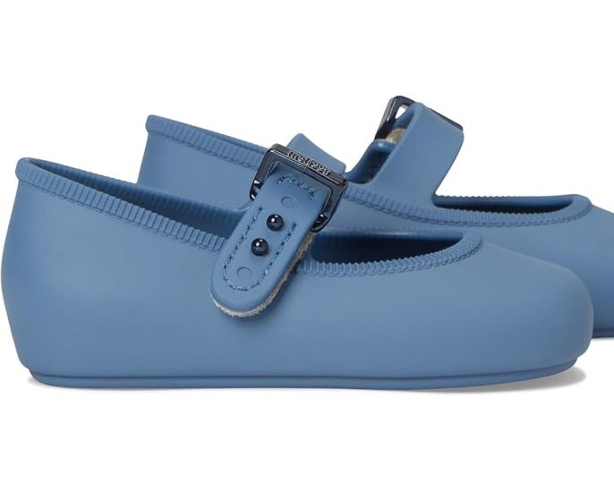 Мягкие балетки Soft Ballerina с пеной для комфорта и липучкой Mini Melissa