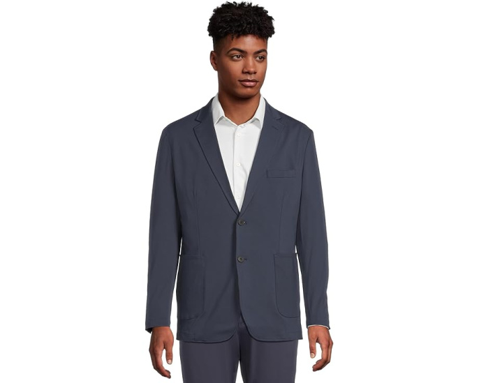 Johnston & Murphy пиджак Xc Flex Solid Knit с карманом для платка