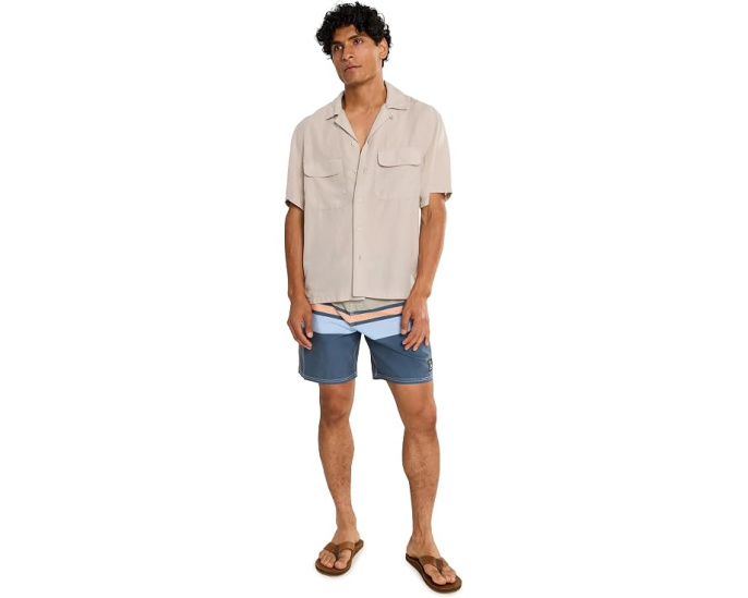 Классические прямые шорты для серфинга Quiksilver