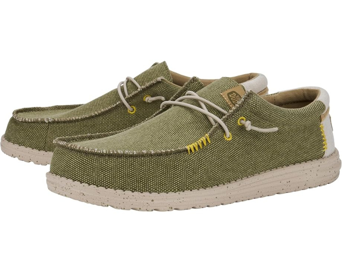 Кроссовки Hey Dude Wally Coastline Jute с плетеным верхом
