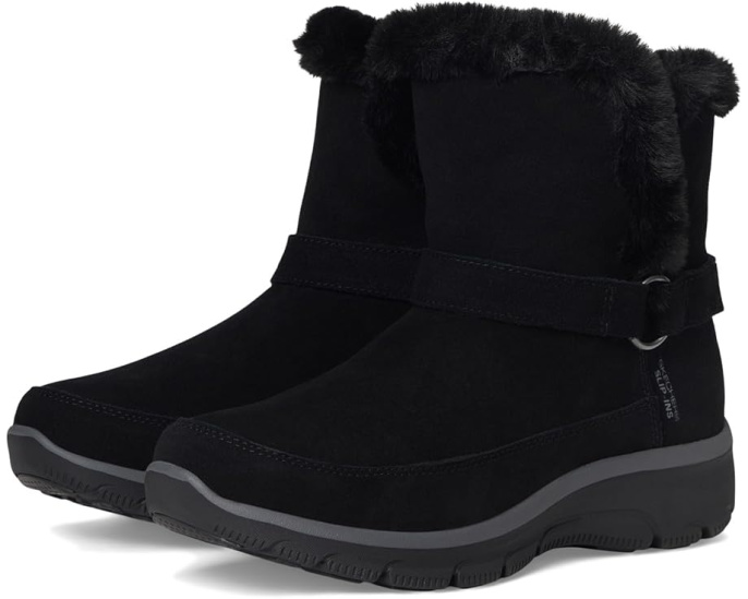 Ботинки SKECHERS Easy Going с технологией Hands Free Slip-ins на клиновидном каблуке