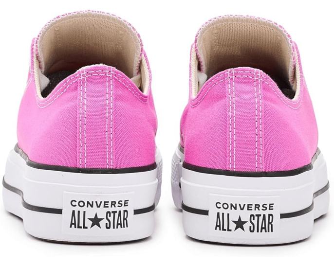 Кроссовки Converse Chuck Taylor All Star Lift Platform Low Top с платформой и круглым носком