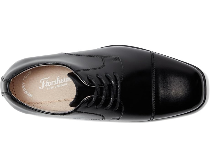 Детские оксфорды Reveal Cap Toe с велосипедным носком от Florsheim Kids