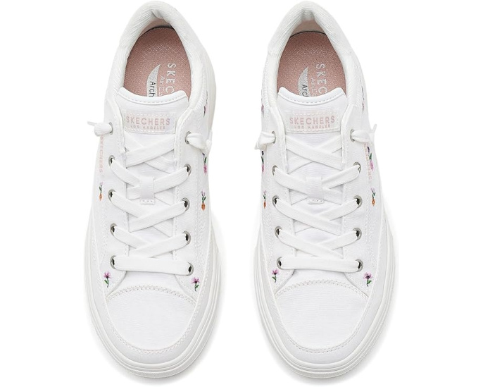Кеды Skechers Arch Fit Arcade с цветочной вышивкой