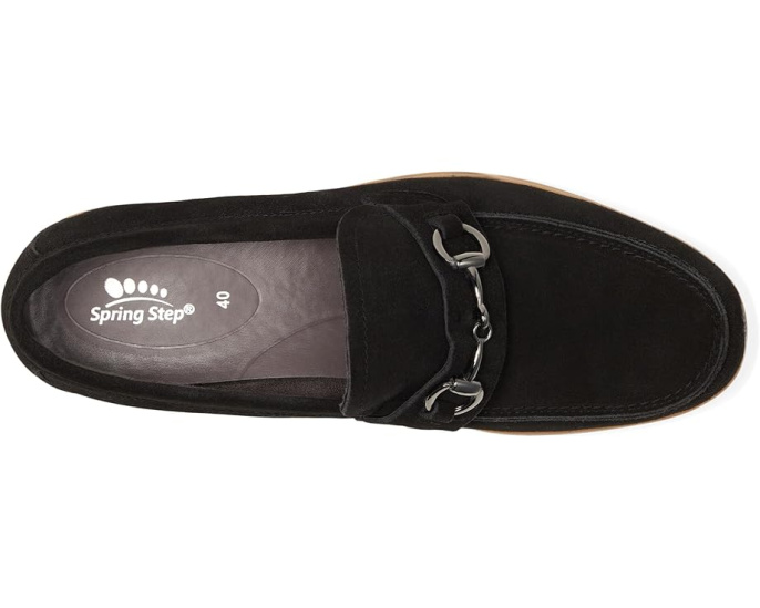 Лоферы Spring Step Maryln из замши с металлической пряжкой