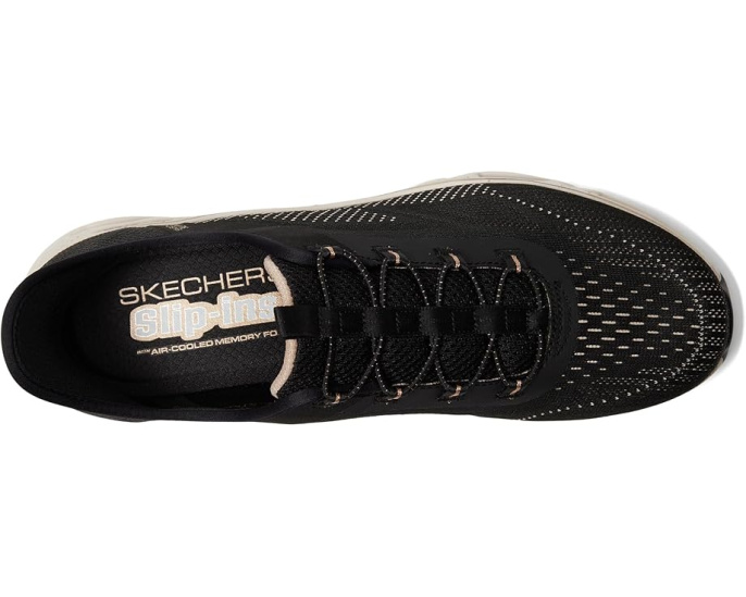 Skechers Glide-Step Gratify Pace слипоны без шнуровки с памятью формы и технологией Heel Pillow