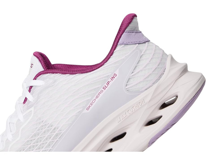 Кроссовки SKECHERS Max Cushioning Glide Step Sapphire Hands Free Slip-Ins с подошвой Goodyear