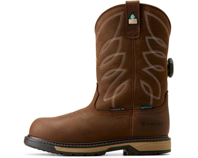 Ariat Work Ботинки Riveter Pull-on Boa с композитным носком и защитой CSA
