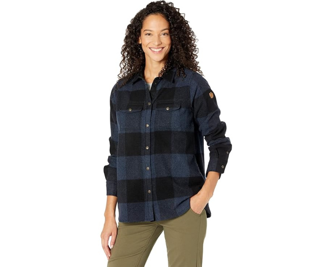 Рубашка Canada Shirt от Fjällräven из фланели с добавлением шерсти