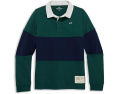 Vineyard Vines Kids поло Pieced Rugby с длинным рукавом из хлопка