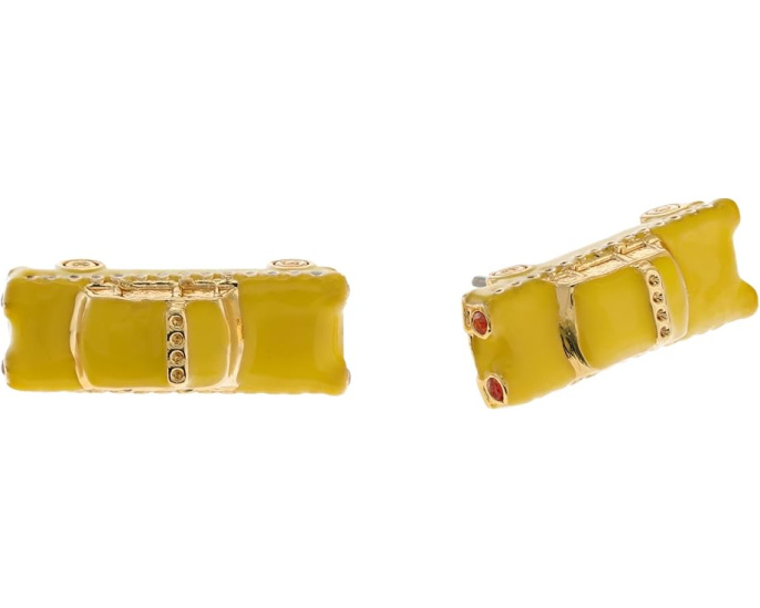 Серьги-гвоздики Kate Spade New York Taxi! из желтого металла