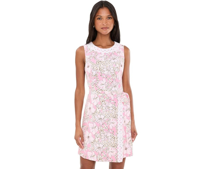 Платье Fresia Stretch Shift от Lilly Pulitzer сиренево-розовое