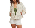Free People Куртка Devon Striped Balloon в полоску с кулиской