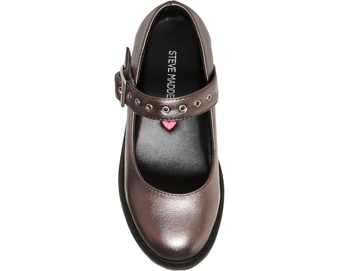 Балетки Steve Madden Adaptive Bitsy для детей на платформе с застежкой на пряжку