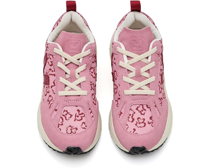 Детские кеды VEJA Small Canary X Marimekko с эластичной шнуровкой